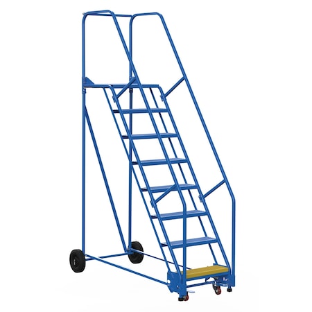 Vestil 110 H Steel Warehouse Ladder, 58 deg. Perf, 8 Step, 21", 8 Steps LAD-8-21-P